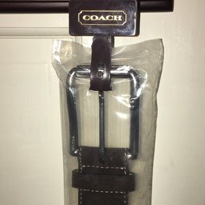 Coach suede belt